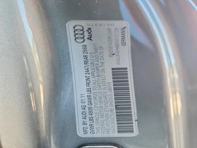 2011 AUDI A5 PREMIUM PLUS  