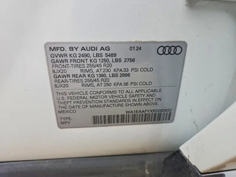 2024 AUDI Q5 PREMIUM PLUS 45  