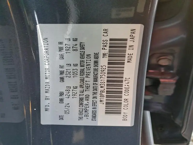 2025 MAZDA 3 PREFERRED  