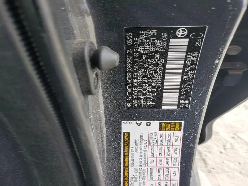 2025 TOYOTA COROLLA LE  