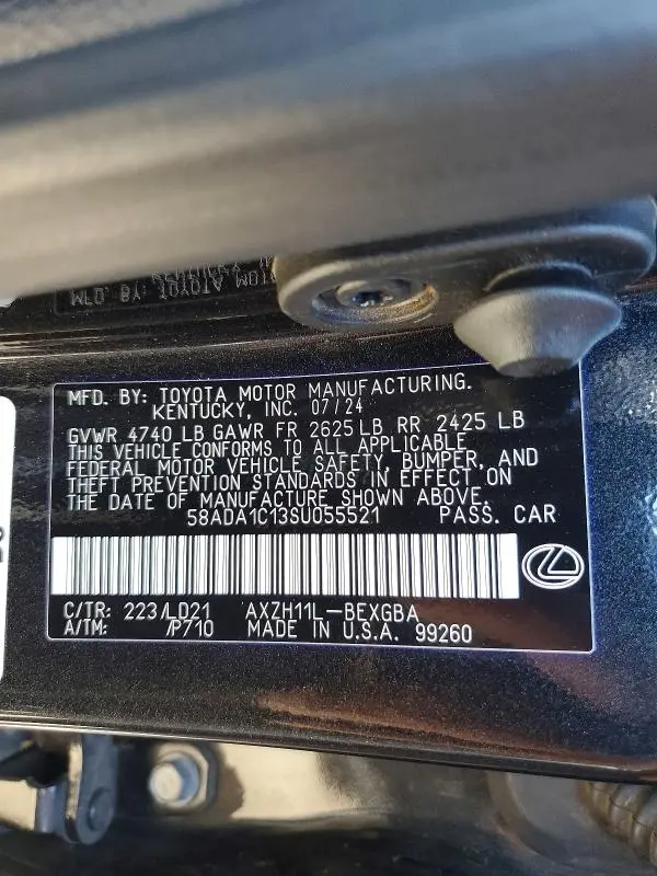 2025 LEXUS ES 300H BASE  