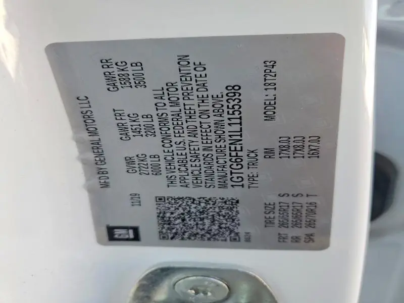 2020 GMC CANYON ALL TERRAIN  