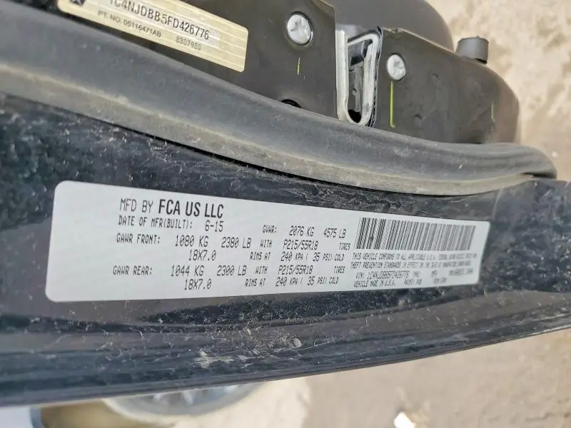 2015 JEEP COMPASS SPORT  