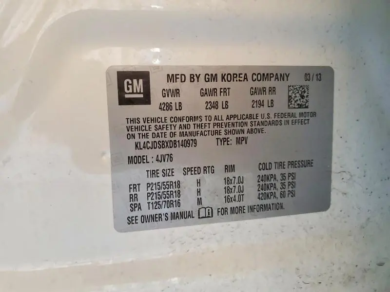 2013 BUICK ENCORE PREMIUM  