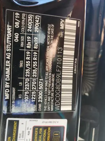 2020 MERCEDES-BENZ GLC 300  