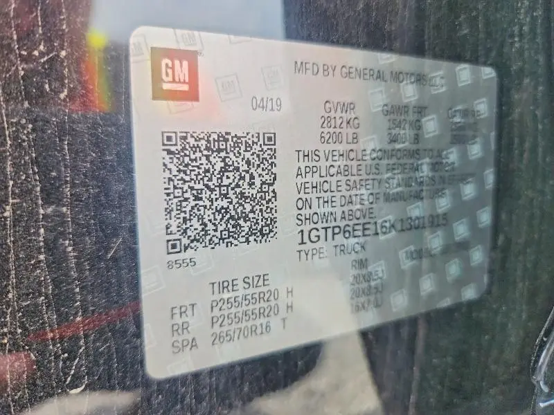 2019 GMC CANYON DENALI  