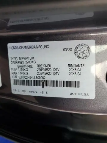 2020 ACURA RDX A-SPEC  