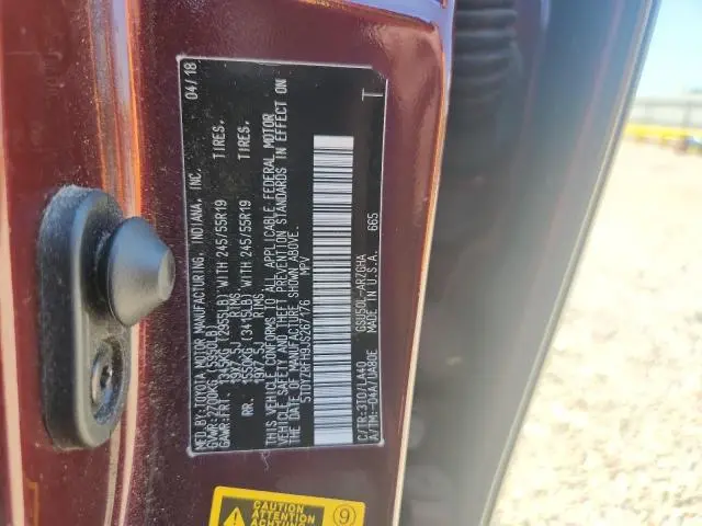 2018 TOYOTA HIGHLANDER LIMITED  