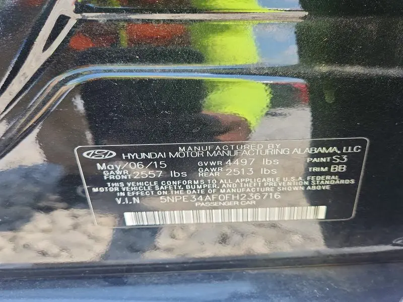 2015 HYUNDAI SONATA LIMITED  