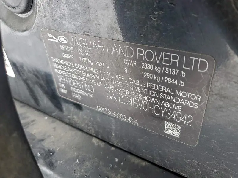 2017 JAGUAR XF PREMIUM  