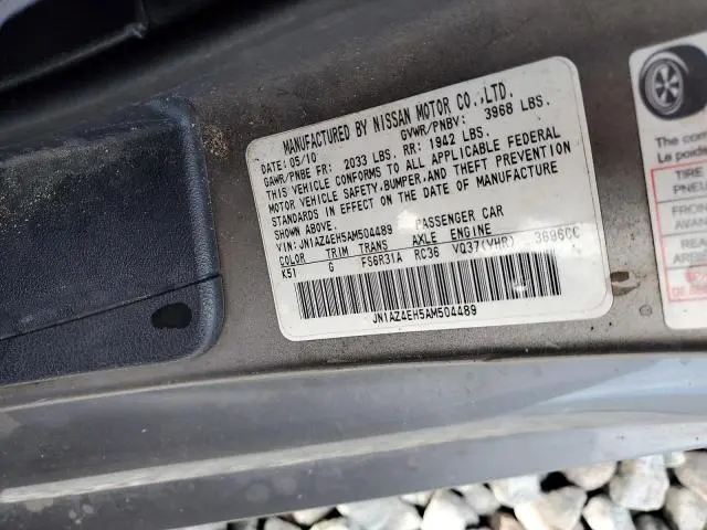 2010 NISSAN 370Z   