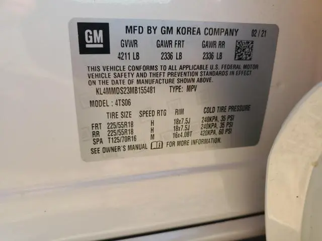 2021 BUICK ENCORE GX SELECT  