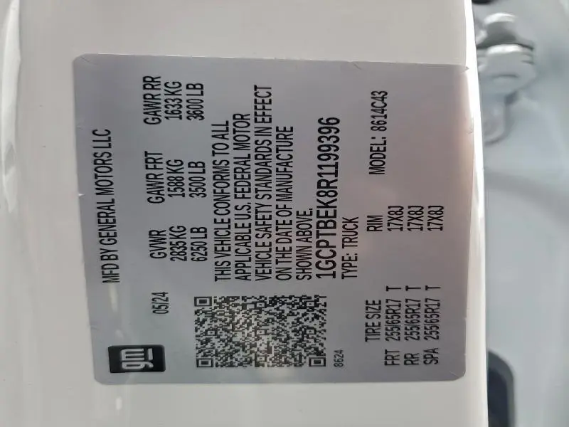 2024 CHEVROLET COLORADO   