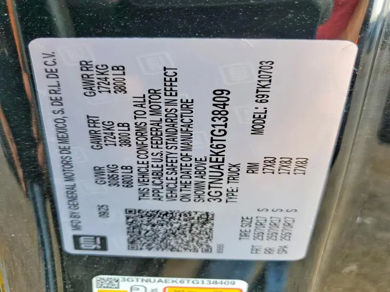 2026 GMC SIERRA K1500  