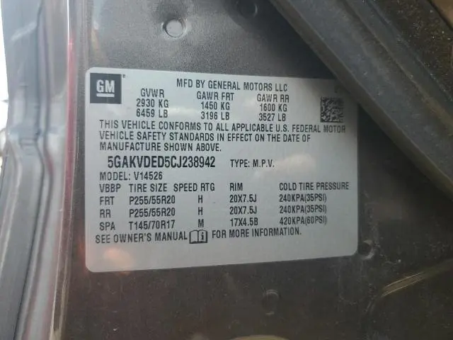 2012 BUICK ENCLAVE   
