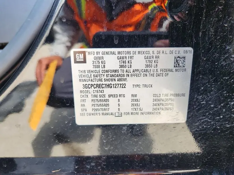 2017 CHEVROLET SILVERADO C1500 LT  