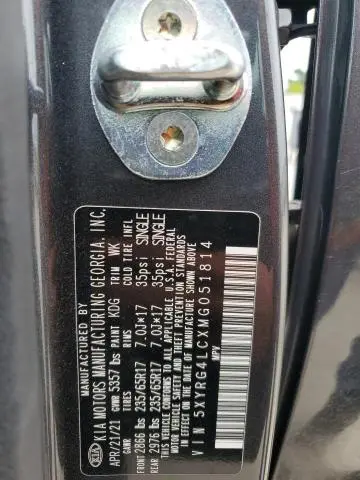 2021 KIA SORENTO LX  