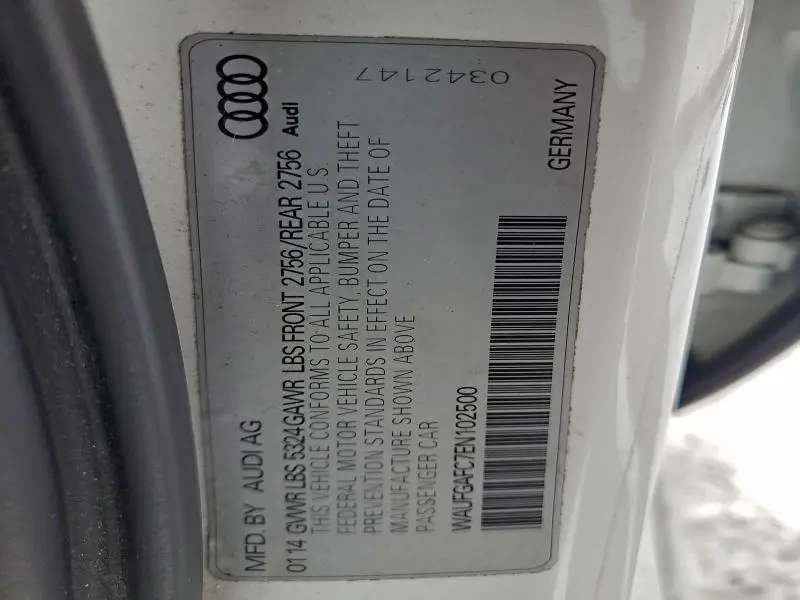 2014 AUDI A6 PREMIUM PLUS  