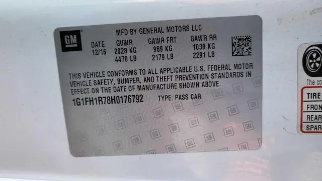 2017 CHEVROLET CAMARO SS  