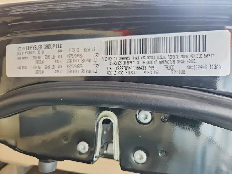 2015 RAM 1500 LONGHORN  