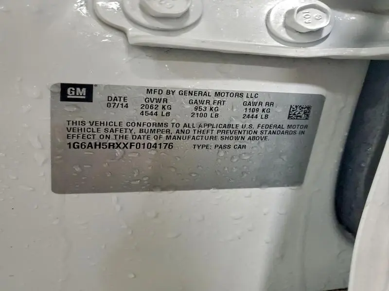 2015 CADILLAC ATS LUXURY  