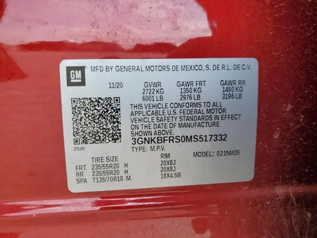 2021 CHEVROLET BLAZER PREMIER  