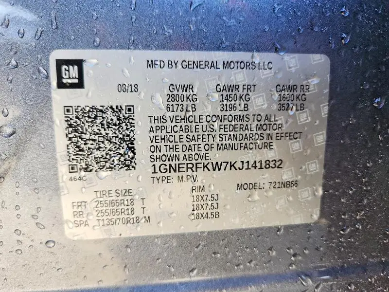 2019 CHEVROLET TRAVERSE LS  