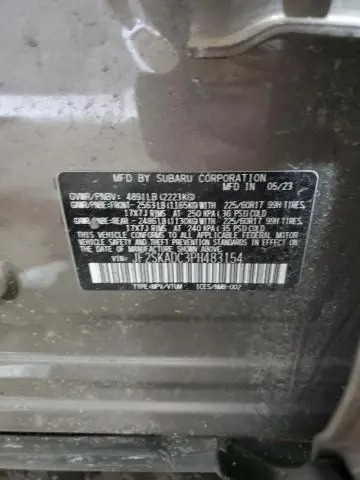 2023 SUBARU FORESTER PREMIUM  