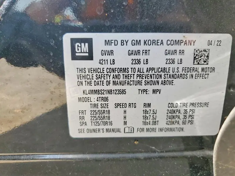 2022 BUICK ENCORE GX PREFERRED  