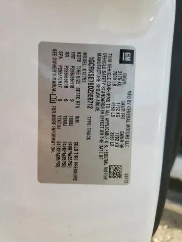 2013 CHEVROLET SILVERADO K1500 LT  