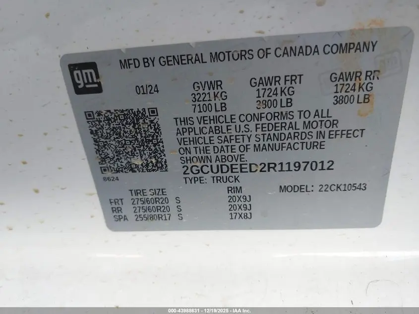 2024 CHEVROLET SILVERADO 1500 4WD  SHORT BED RST