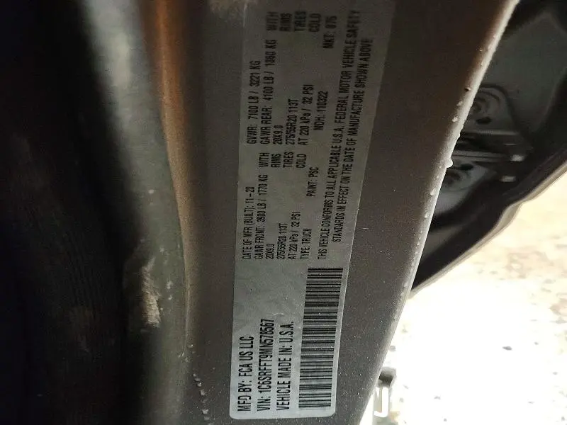 2021 RAM 1500 BIG HORN  