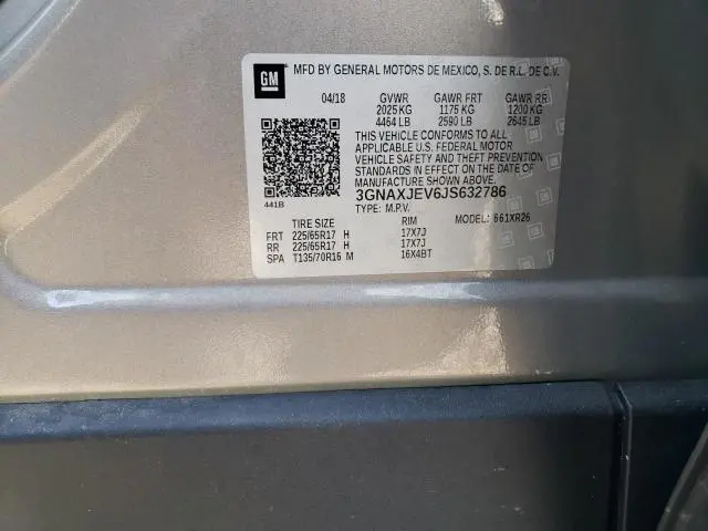 2018 CHEVROLET EQUINOX LT  