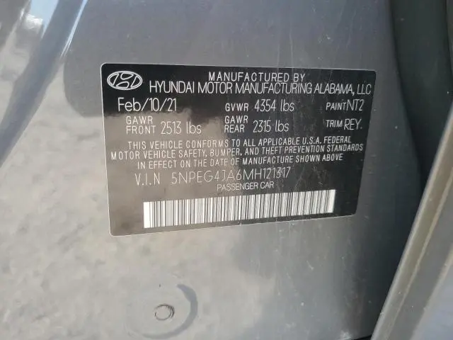 2021 HYUNDAI SONATA SE  