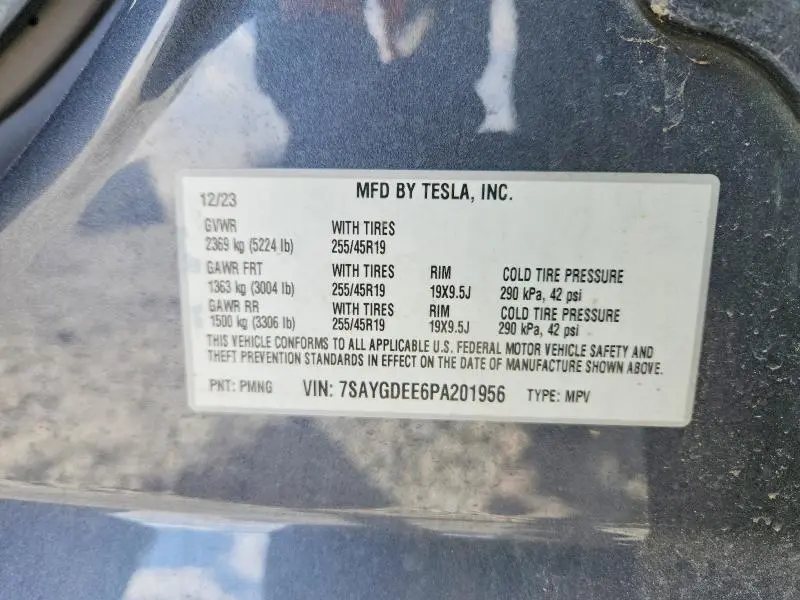 2023 TESLA MODEL Y   