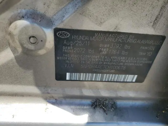 2012 HYUNDAI ELANTRA GLS  