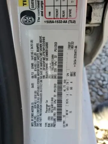 2014 FORD FIESTA SE  