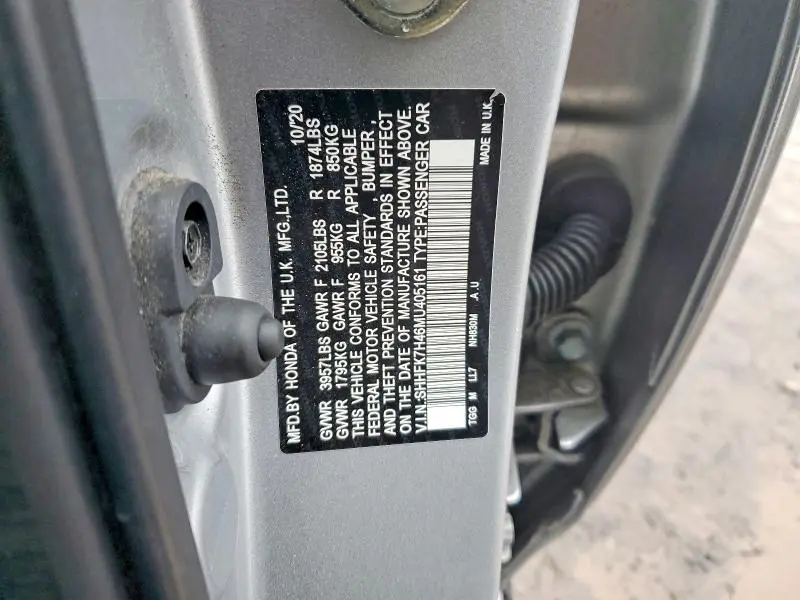 2021 HONDA CIVIC SPORT  