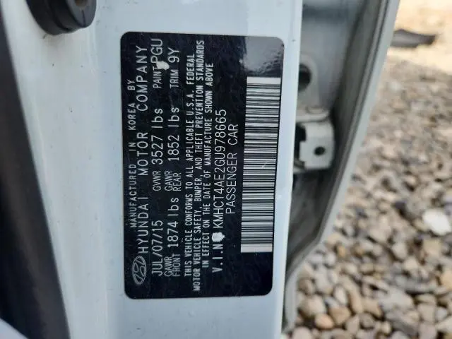 2016 HYUNDAI ACCENT SE