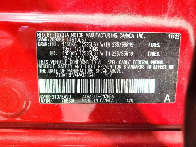 2022 TOYOTA RAV4 XLE PREMIUM  
