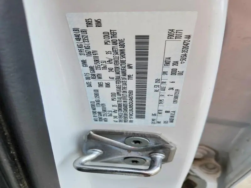 2016 FORD ESCAPE TITANIUM  