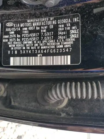 2015 KIA SORENTO LX  