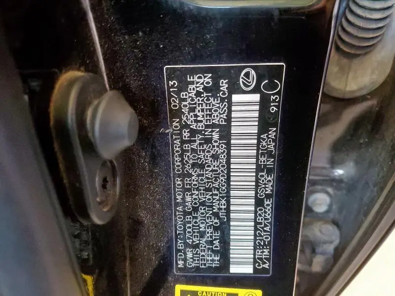 2013 LEXUS ES 350  