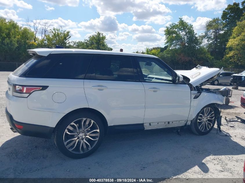 2017 LAND ROVER RANGE ROVER SPORT 3.0L V6 SUPERCHARGED HSE