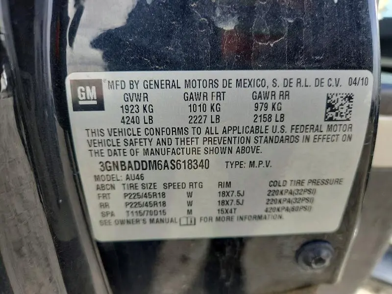 2010 CHEVROLET HHR SS  