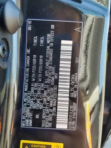 2015 LEXUS RX 350 BASE  