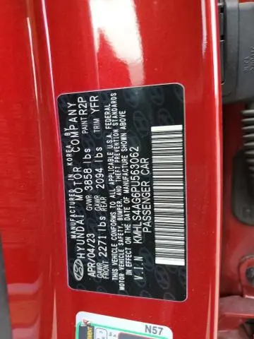2023 HYUNDAI ELANTRA SEL  