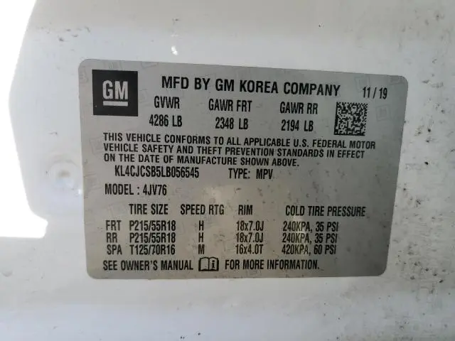 2020 BUICK ENCORE ESSENCE  