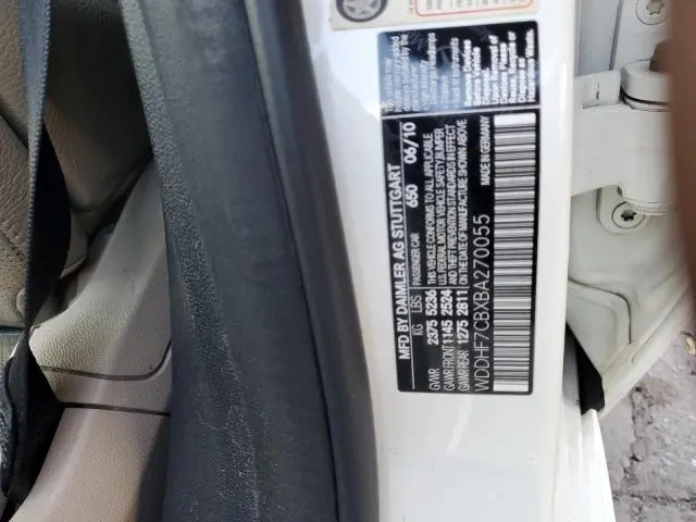 2011 MERCEDES-BENZ E 550  