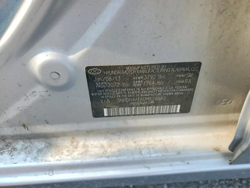 2013 HYUNDAI ELANTRA LIMITED  
